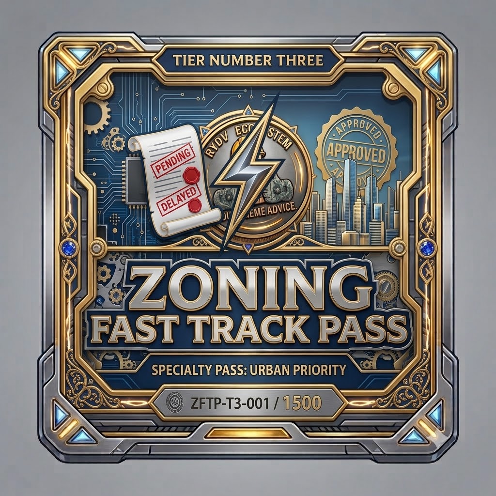 Zoning Fast Track Pass NFT card